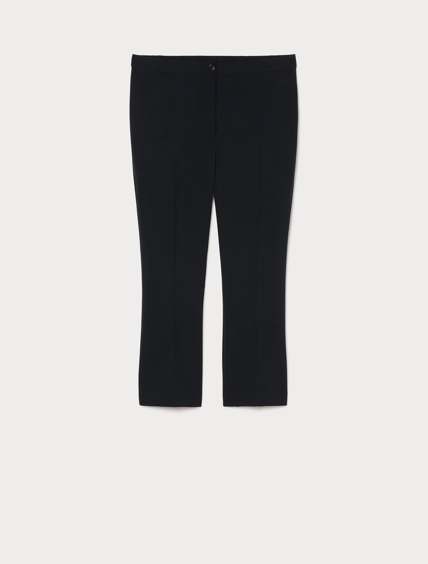 Stretch viscose-blend trousers - MIDNIGHTBLUE - Marina Rinaldi
