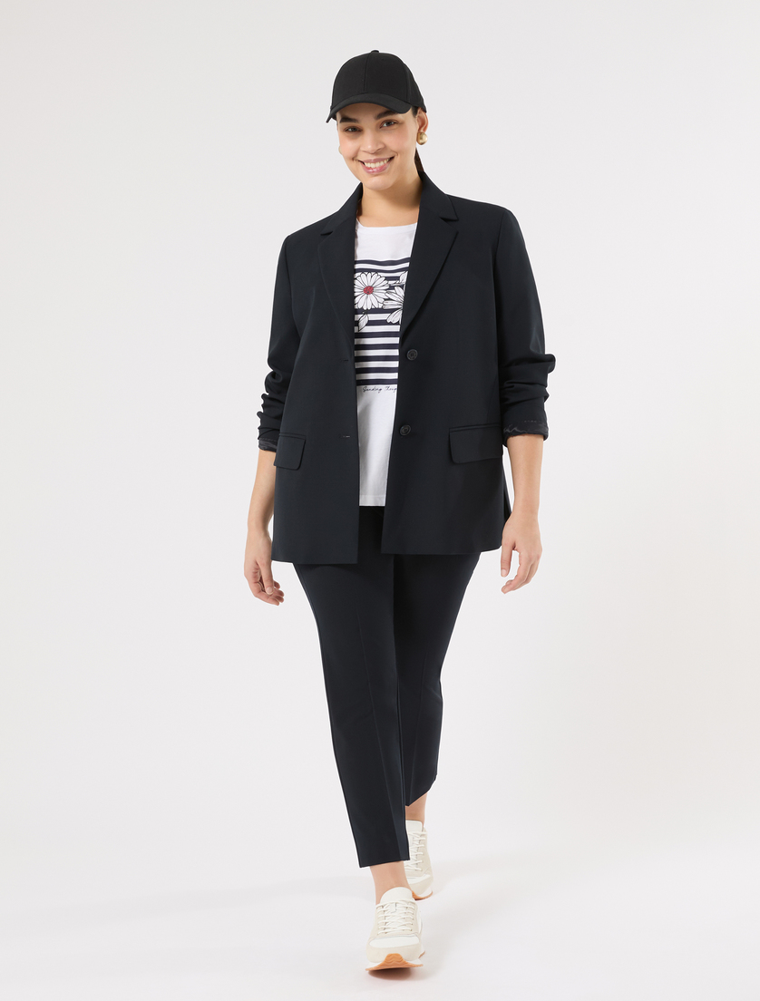 Stretch viscose-blend trousers - Marina Rinaldi