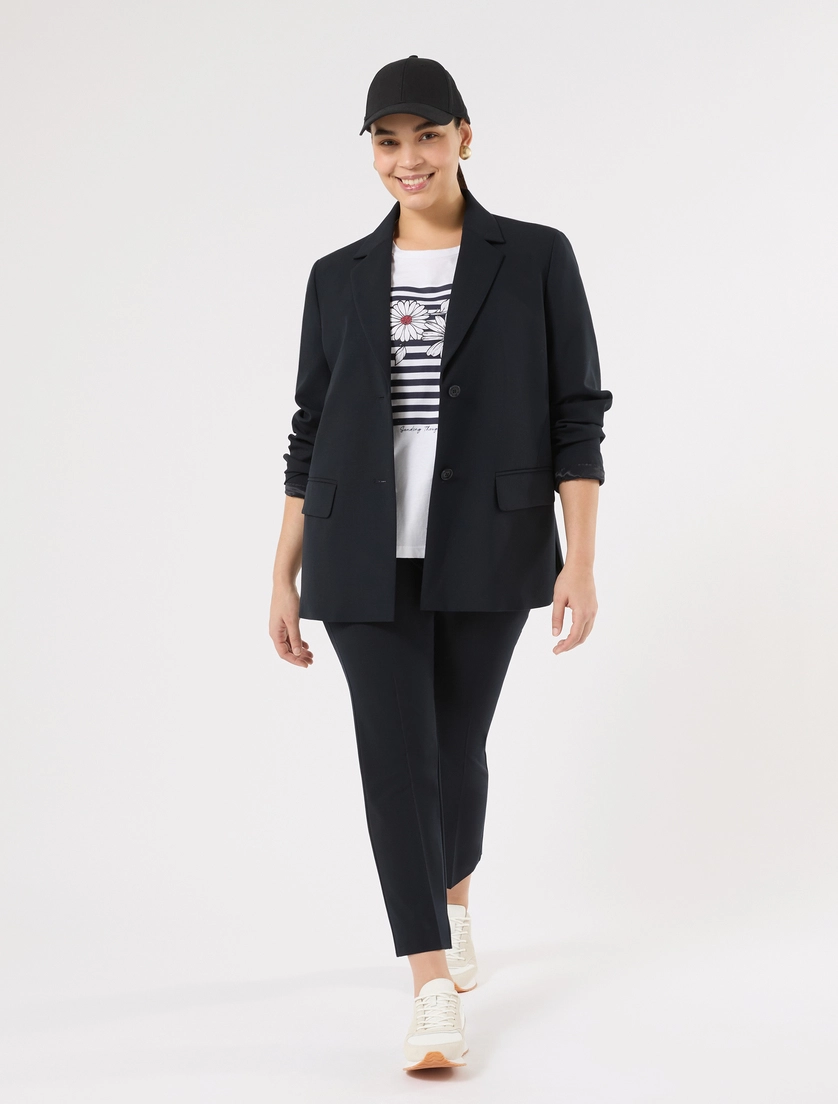 Stretch viscose-blend trousers - Marina Rinaldi
