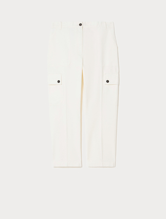 Pantalon en gabardine de coton - Marina Rinaldi