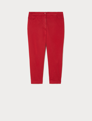 Satin skinny trousers - Marina Rinaldi