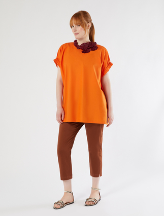 Satin skinny trousers - Marina Rinaldi