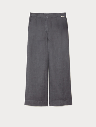 Hose aus Ramie-Twill - Marina Rinaldi