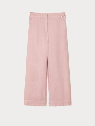 Ramie twill trousers - Marina Rinaldi