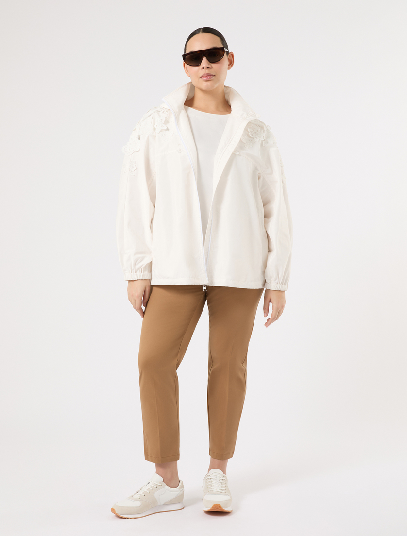 Cotton gabardine trousers - Marina Rinaldi