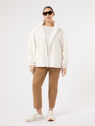 Cotton gabardine trousers - Marina Rinaldi