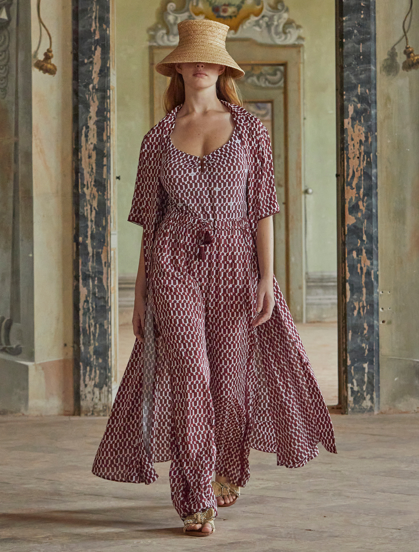 Pantaloni ampi in viscosa - Marina Rinaldi