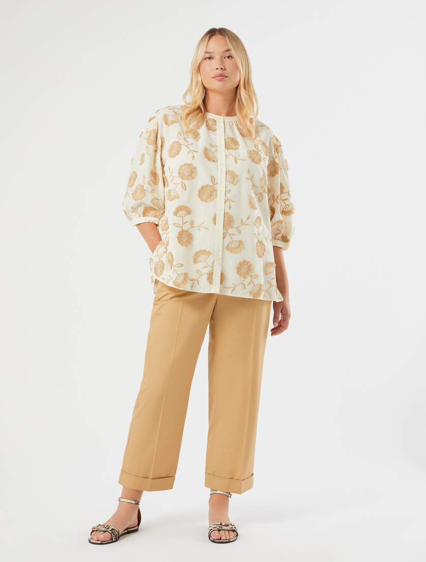 Pantaloni in popeline di cotone - Marina Rinaldi