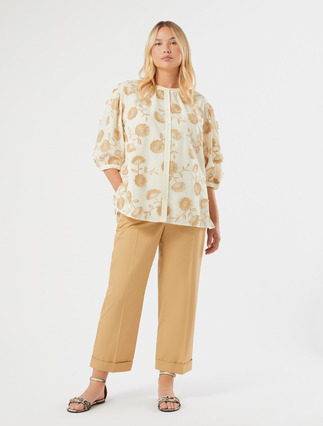 Pantaloni in popeline di cotone - Marina Rinaldi
