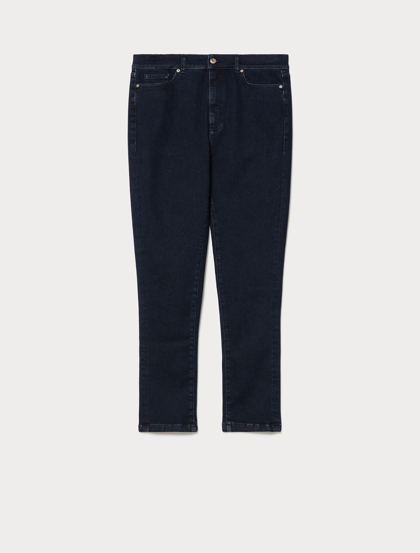 Schmale Jeans aus Baumwolldenim - BLAU - Marina Rinaldi