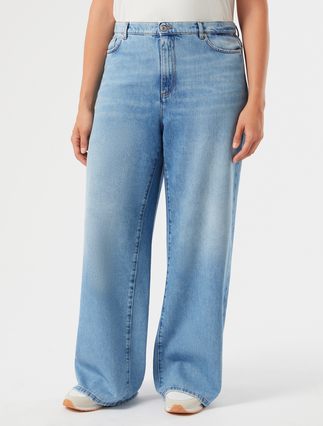 Lyocell denim jeans - NAVY