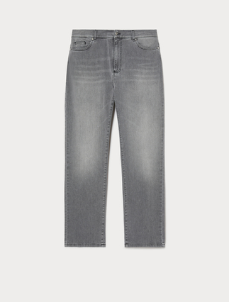 Regular-fit cotton denim jeans - Marina Rinaldi