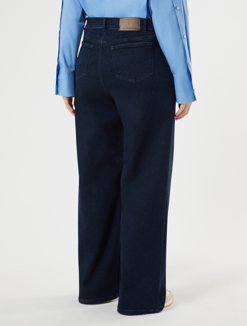 Jean en denim indigo - BLEU - Marina Rinaldi - 4