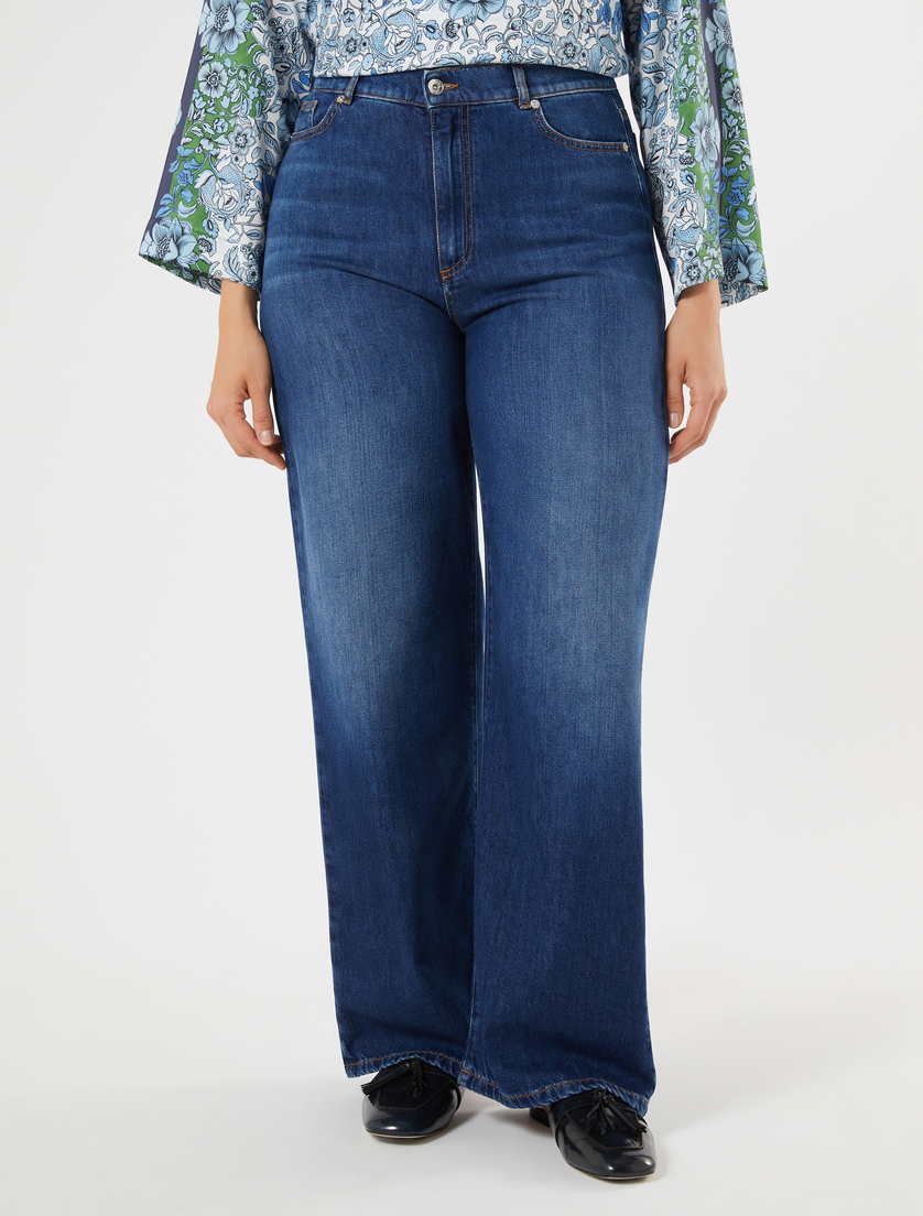 Jeans aus Indigo-Denim - BLAU - Marina Rinaldi - 3