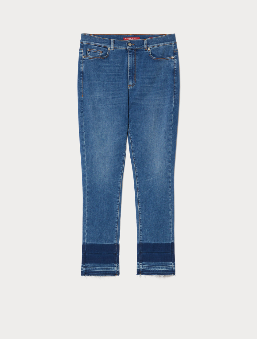 Jean en denim de coton - BLEU - Marina Rinaldi