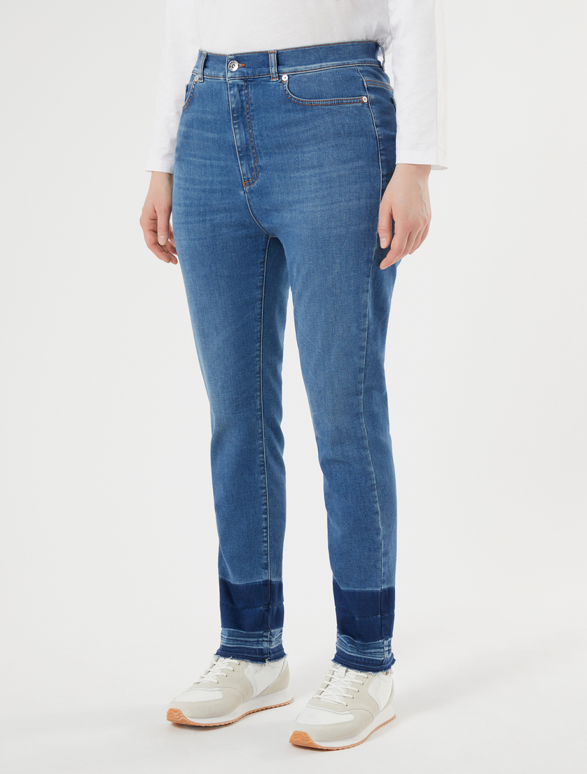 Jean en denim de coton - BLEU - Marina Rinaldi - 3