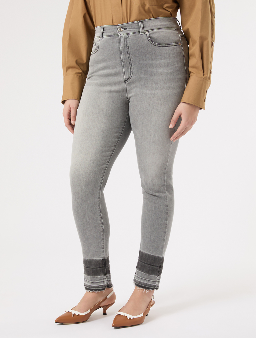 Cotton denim jeans - BLACK - Marina Rinaldi - 3