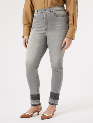 Cotton denim jeans - BLACK - Marina Rinaldi - 3