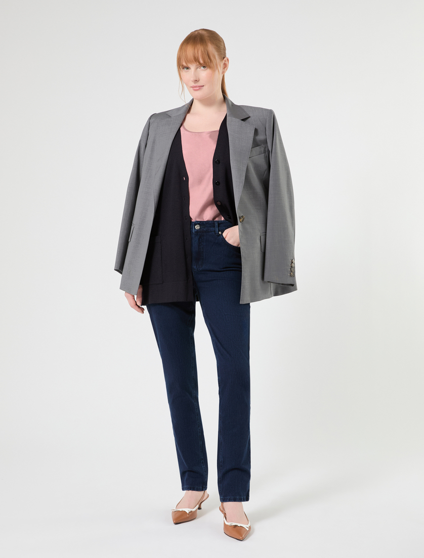 Jeans Wonder Fit aus kompaktem Denim - Marina Rinaldi