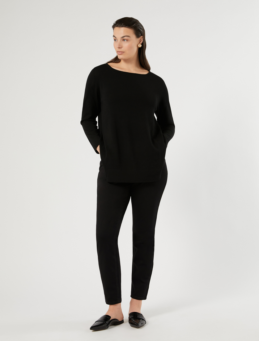 Jeans Leggings Fit aus Denim-Jersey - Marina Rinaldi