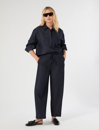 Tunika aus leichtem Denim - Marina Rinaldi