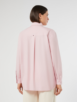 Cotton poplin shirt - PINK - Marina Rinaldi - 4
