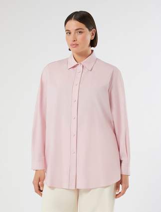 Cotton poplin shirt - PINK