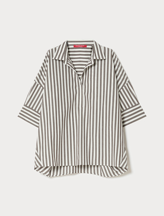 Cotton poplin tunic - Marina Rinaldi