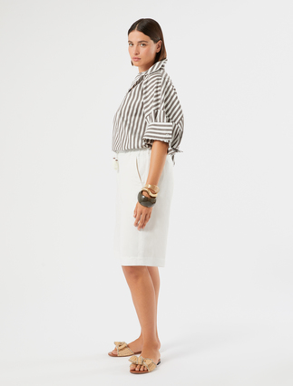 Cotton poplin tunic - Marina Rinaldi