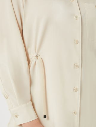Natural stretch wool tunic - ECRU - Marina Rinaldi - 5