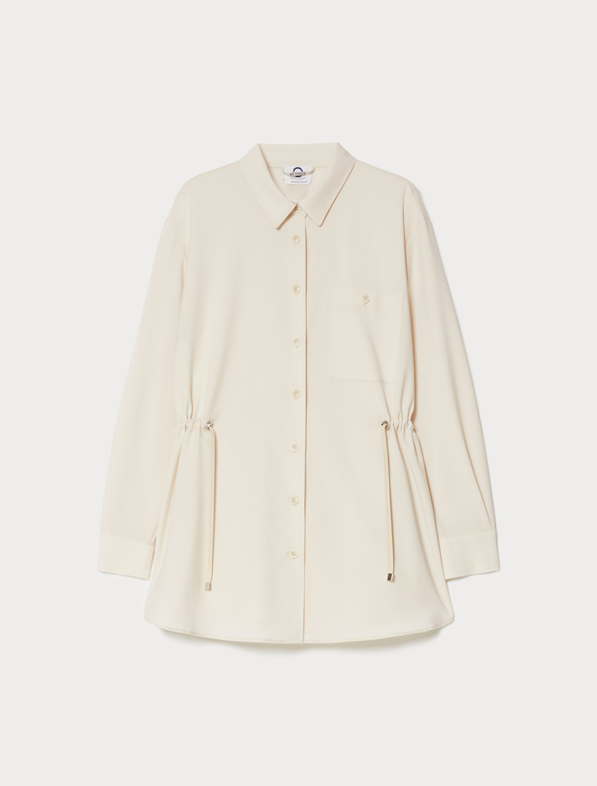 Tunique en laine stretch naturelle - ECRU - Marina Rinaldi