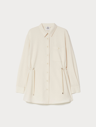 Tunique en laine stretch naturelle - Marina Rinaldi