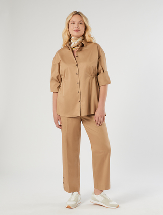 Stretch cotton gabardine tunic - Marina Rinaldi