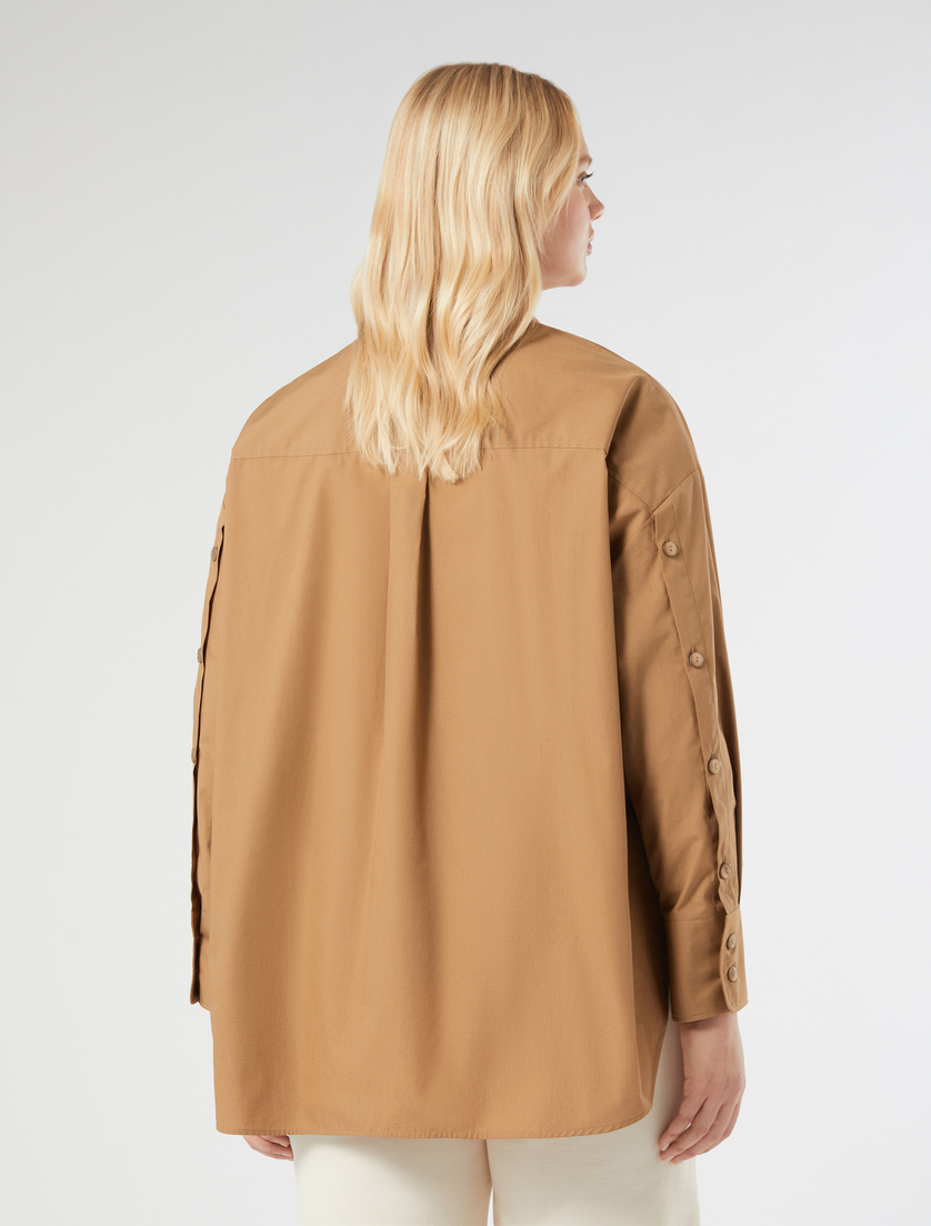 Cotton poplin shirt - TAWNY - Marina Rinaldi - 4