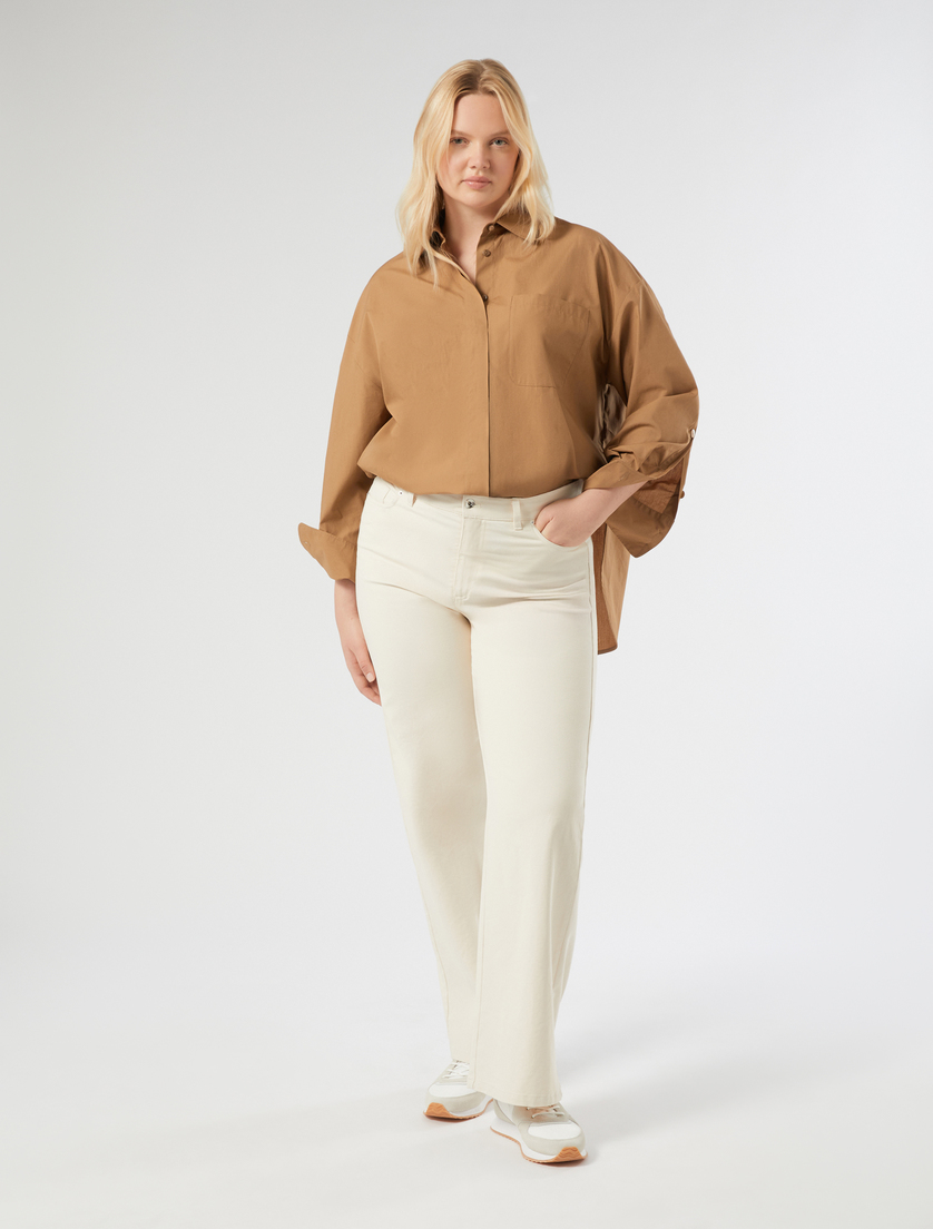 Cotton poplin shirt - Marina Rinaldi