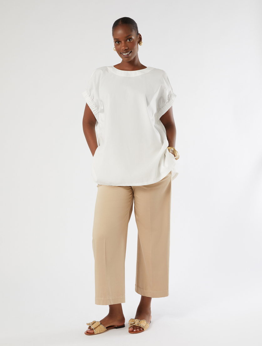 Blusa in popeline di cotone - Marina Rinaldi