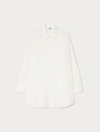 Cotton micro twill shirt - Marina Rinaldi