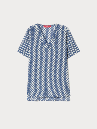 Blusa in viscosa con stampa - Marina Rinaldi