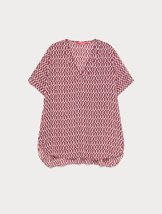 Viscose print blouse - Marina Rinaldi