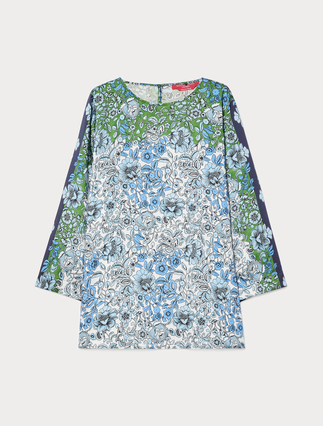 Viscose twill tunic - Marina Rinaldi