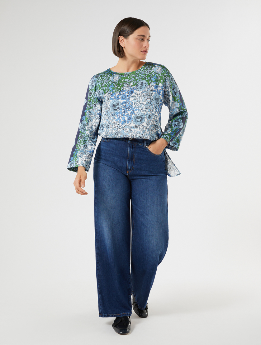 Viscose twill tunic - Marina Rinaldi