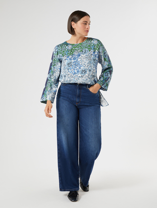 Viscose twill tunic - Marina Rinaldi