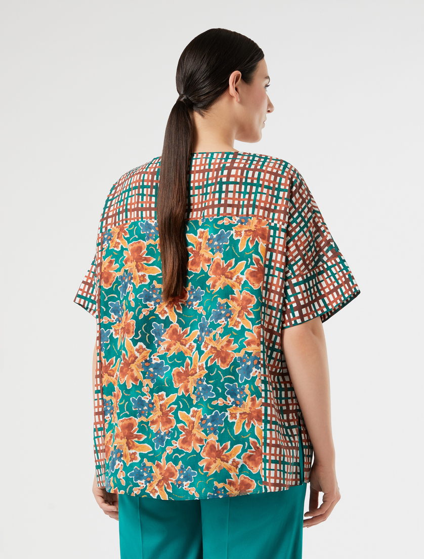 Cotton muslin blouse - MULTICOLOUR - Marina Rinaldi - 4