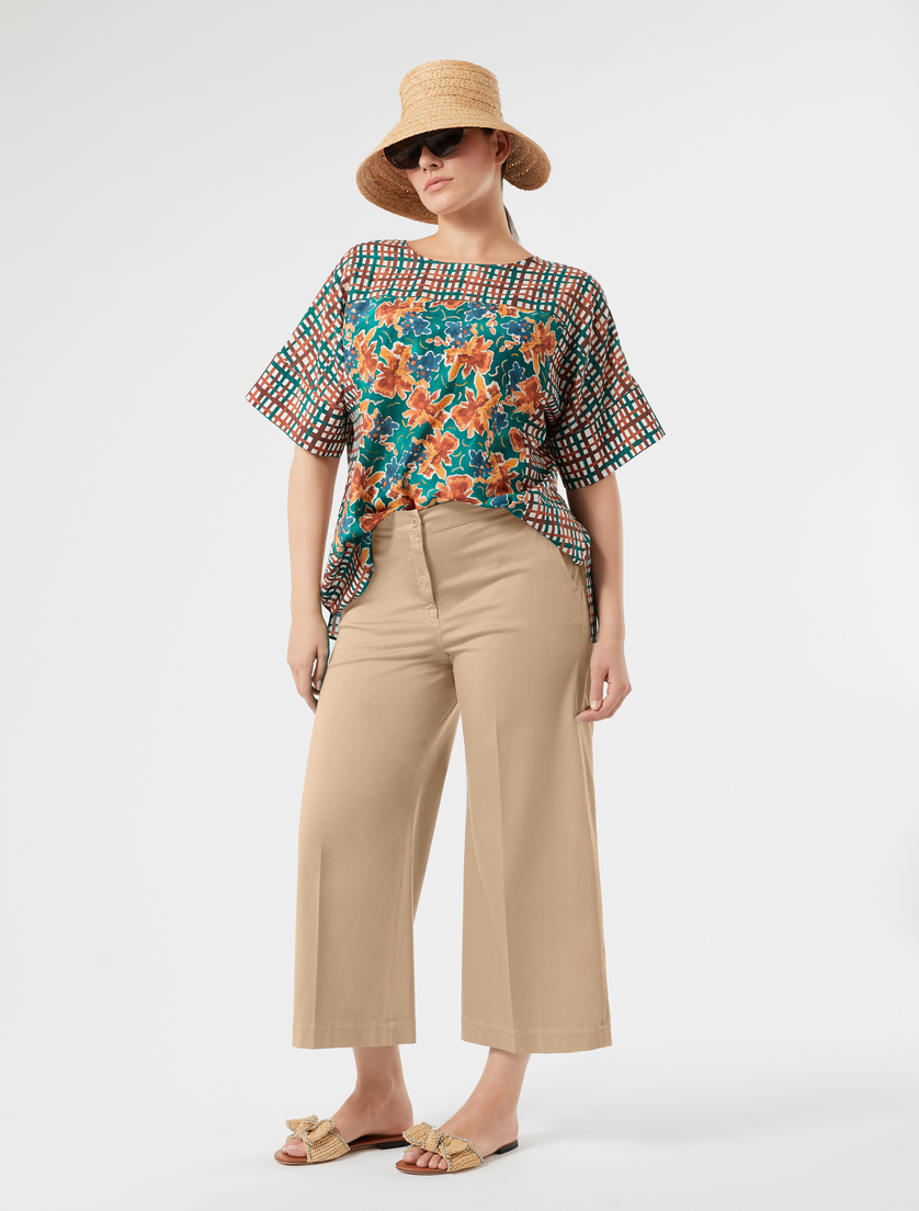 Cotton muslin blouse - Marina Rinaldi