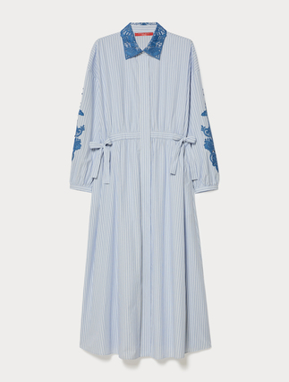 Cotton poplin shirt dress - Marina Rinaldi