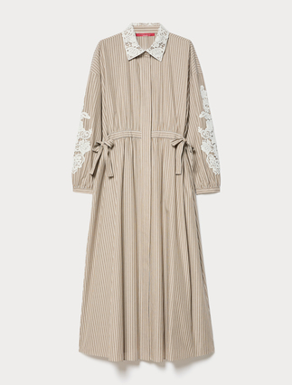 Cotton poplin shirt dress - Marina Rinaldi