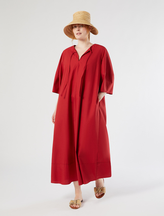 Cotton-poplin dress - Marina Rinaldi