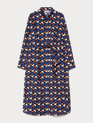 Cotton poplin shirt dress - Marina Rinaldi