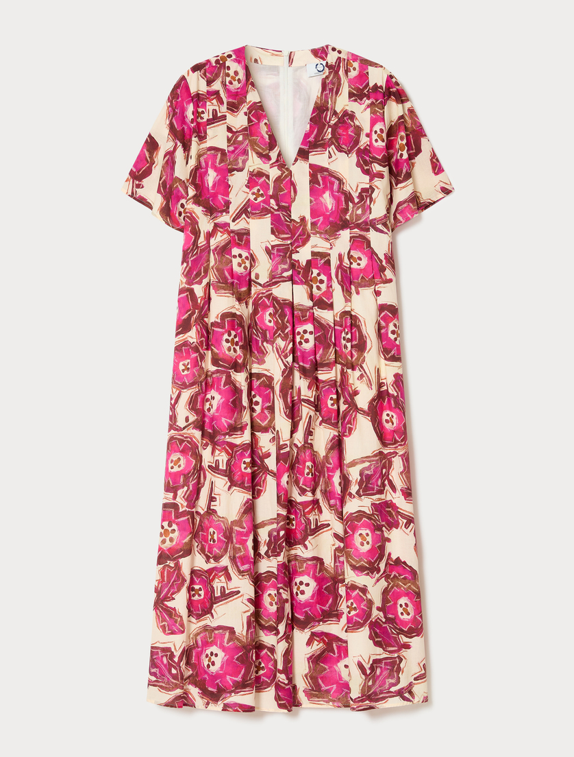 Long poplin dress - POWDER - Marina Rinaldi