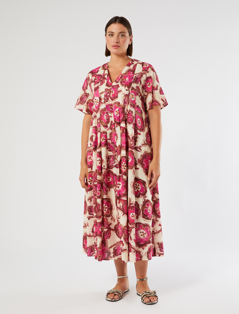 Long poplin dress - POWDER - Marina Rinaldi - 3